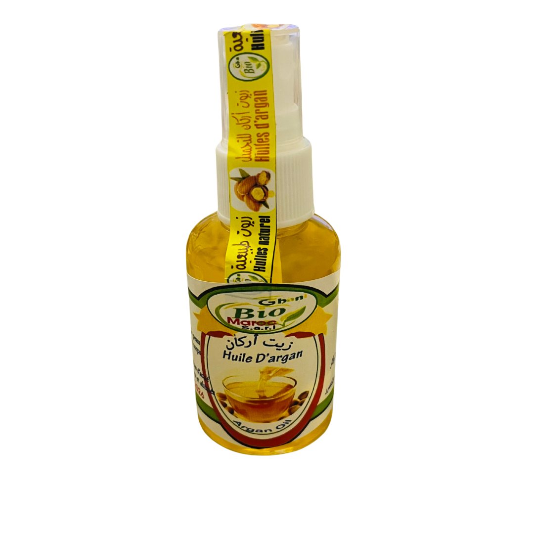 Aceite de Argán de Marruecos 50 ml - 100% Natural, Antiarrugas, Antiedad, Cuidado Capilar y Corporal