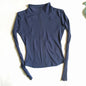 Veste de Sport Femme à Manches Longues – Haut Zip Fitness Yoga, Chaud et Confortable pour l'Hiver, Idéale pour le Gym, Running et Entraînements