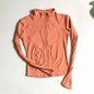 Veste de Sport Femme à Manches Longues – Haut Zip Fitness Yoga, Chaud et Confortable pour l'Hiver, Idéale pour le Gym, Running et Entraînements