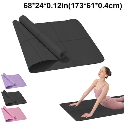 Esterilla de yoga EVA antideslizante – 4 mm, cómoda y duradera, ideal para yoga, pilates y fitness